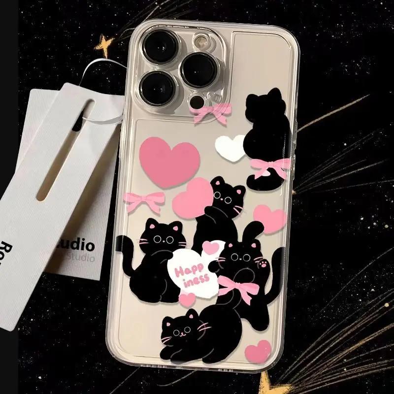Cute Cat Case for Samsung Galaxy A56 5G A55 A35 A36 A15 A16 A26 A54 A52 A53 A14 A05 A05S A06 A25 A34 A35 A32 A50S Lovely Cover