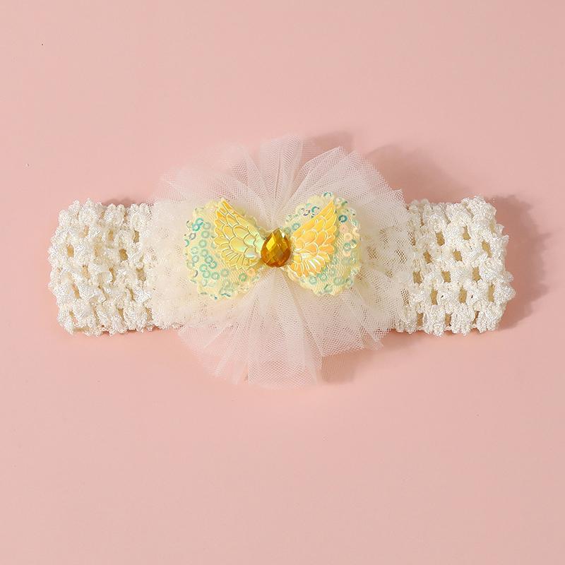 

Повязка на голову для малышек, эластичная сетчатая лента