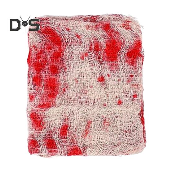 Horror Halloween Cloth Decoration Creepy Gauze Fabric Cloth Scary Haunted House Prop for Halloween Party Decor