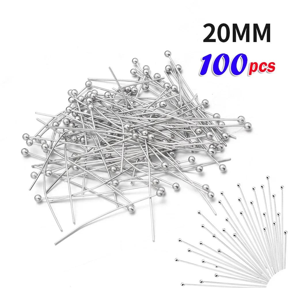 

100pcs Brass Ball Head Pins Gold Plated Ball Head Pins For Jewelry Making Beading Pins Findings Supplies DIY Make Jewelry