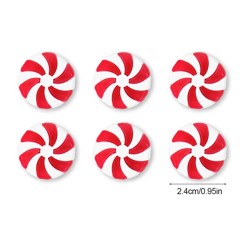 10 Stück Rot Weiß Zuckerstange Weihnachten Acryl Ornament DIY Weihnachtsbaum Hängeanhänger 2024 Weihnachtsdekoration für Zuhause Neujahrsgeschenke