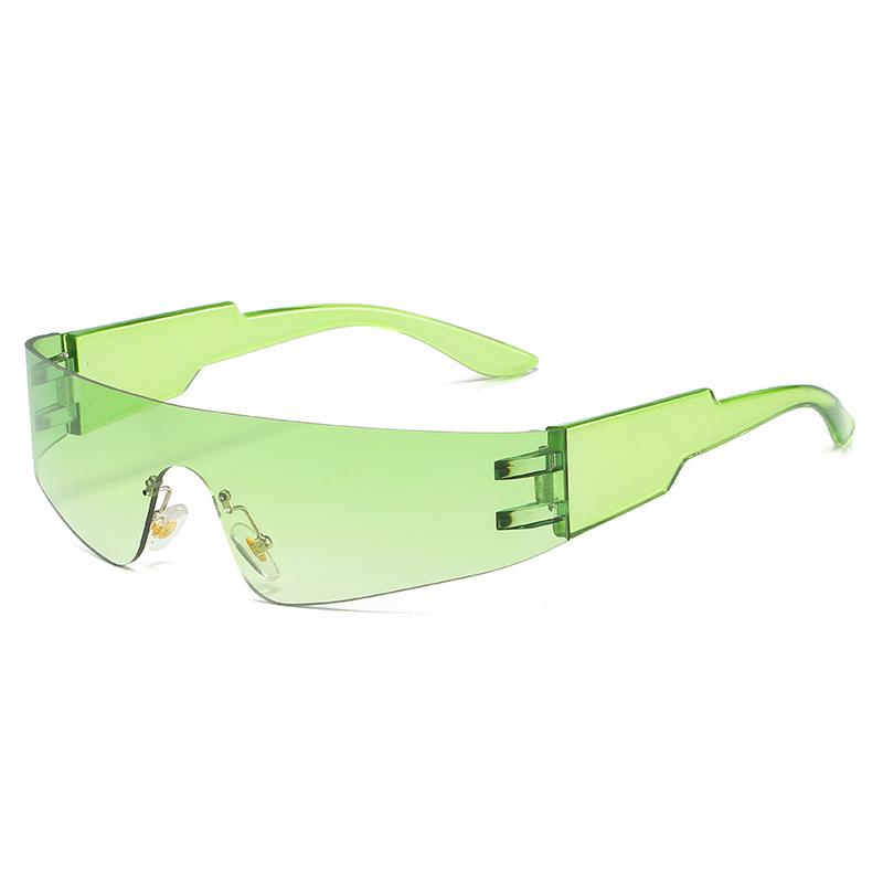 Unisex Frameless Sport Punk Sunglasses - Colorful Fashion Eyewear