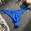 Seamless Men Underwear Low Waist T-back Briefs Simple Men's Thong  Daily Wear