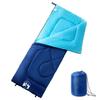 Sleeping Bag - vidaXL - 94463 - 3 Seasons - Rectangular - Navy Blue and Blue