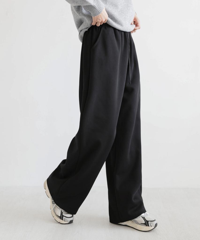 Ppaeppae Custom 2-Length Elastic Drawstring Wide Training Sweatpants 4 Colors (Short / Long 2 Types)