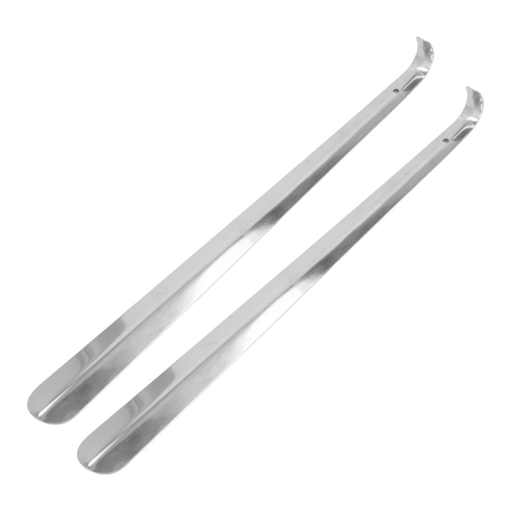 2 szt. 52 cm łyżka do butów ze stali nierdzewnej długa metalowa łyżka do butów pomocnik do butów łyżka użytkownik z haczykiem