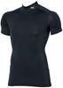 Training Wear Compression Dry Accel Biogear Shirt High Neck Short Sleeve Sweat Absorbent Quick Drying Stretch UV Protection 2021 Model Black L