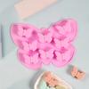 8 Schmetterling Kuchenform Silikon Schokolade Süßigkeiten Backformen Schmetterlingsform Eiswürfelform zum Backen Kuchen Seife Brot Muffinform