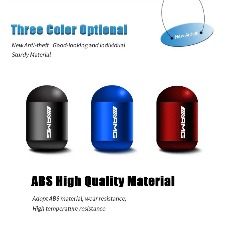 KLQVI1 4pcs for Mercedes benz AMG W212 W205 GLA GLC CLS GLK W213 W202 W211 W176 W210 Car Wheel Tire Valve Covers Auto Accessories