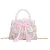 Childrens Pearl Handheld Shoulder Bag With Tassel Chain For Girls Daily Use