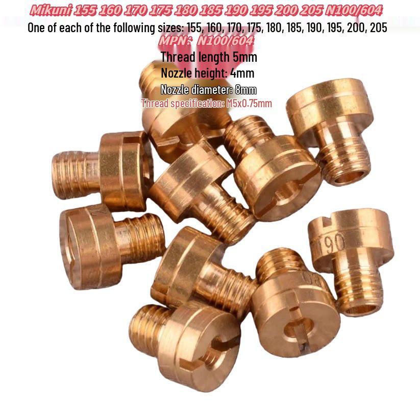 GN125 Carburetor Repair Kit - Professional Configuration with Picture Guide