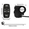 Bicycle 36V/48V Lithium-ion Conversion Horn Headlight Steering Switch