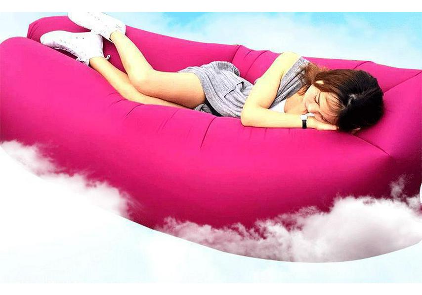 Inflatable Double Seat Recliner: Portable Sofa for Outdoor Camping and Music Festivals
