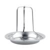 Chicken Roaster Rack Stainless Steel Beer Can Chicken Holder Vertical Roaster Rack Roasting Pan for Grill Oven BBQ