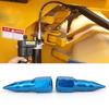 2 Pcs Grse   Nozzle All Steel Needle Nose Dispenser Grse   Accessory  Less thanbr(Blue )
