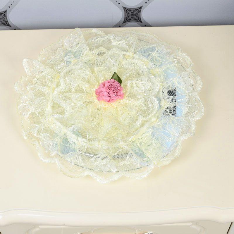 Fabric Lace Home Appliance Cover White Hollow Fabric Water Kettle Phone Cover Cloth Towel Multi-purpose Cover