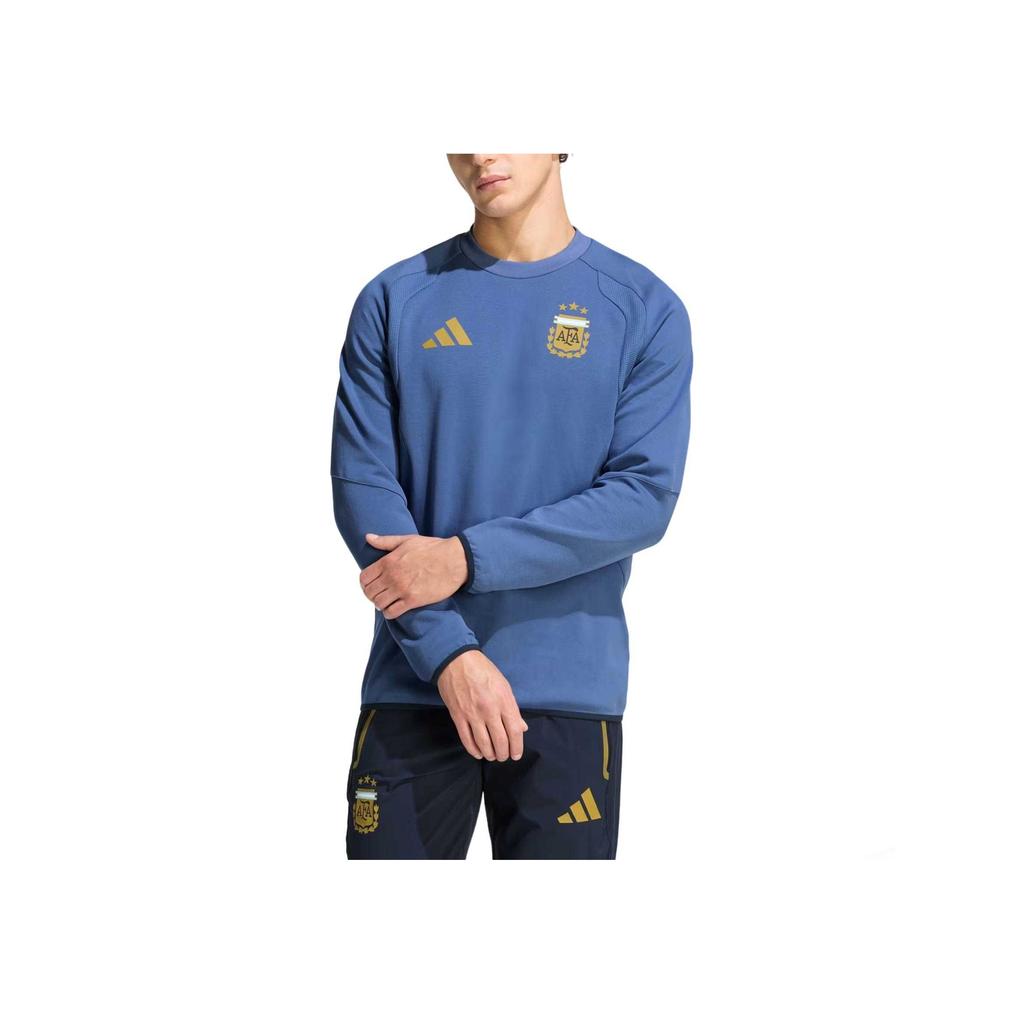 adidas Argentina Tiro Crew Neck Pullover Long Sleeve Football Breathable Sweatshirt Men Sweatshirt JZ6315