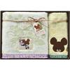 Marushin Towel Gift Greeting 1 Hand Towel and 1 Bath Little Smile 4335009400 Set, "The Bears' School" Card, Towel, Jackie, KG-0130,