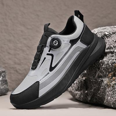 Nieuwe herenschoenen vlieg-geweven ademend mesh herenschoenen zacht-zool slijtvaste sportschoenen casual outdoor wandelschoenen schoenen