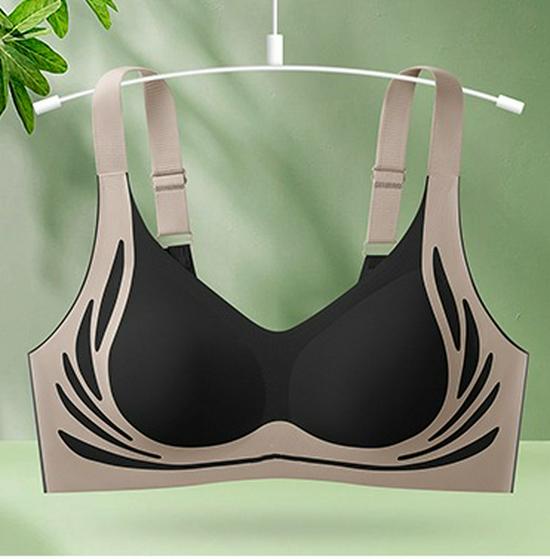 

Бесшовный удобный бюстгальтер без косточек для женщин с большой грудью – Поддерживает и минимизирует L (100-120 cm)