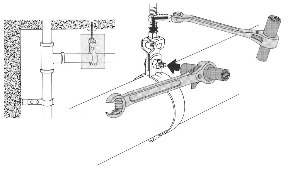 TOP Kogyo (TOP) Hanging Band Wrench 10x13mm (Ratchet) 12mm (Flare Nut Wrench) with Box End for Plumbing and Pipework PHW-1013-3 Made In Tsubame-Sanjo,