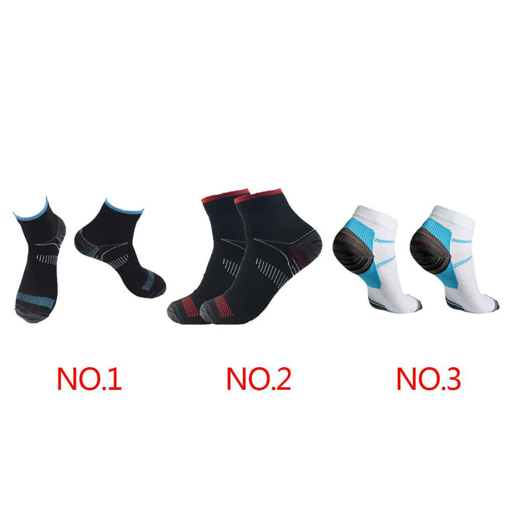 Foot Compression Socks Good Elasticity Plantar Fasciitis Heel Spurs Pain Knit Socks Stimulating Circulation Stockings