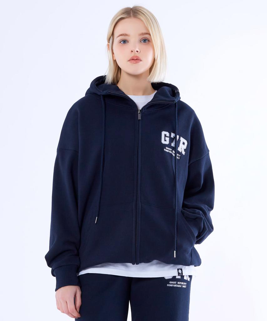 Ghost Republic G7R Arched Oversized Zip-Up Hoodie Ghz-271