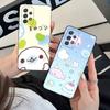 Cute M-Mamegoma Seal Phone Case For Samsung Galaxy A13,21s,22,31,32,52,53,71,80,A91 Soft Black Shell