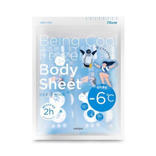 OSEQUE Bing Cool Frozen Body Sheet 5-pack