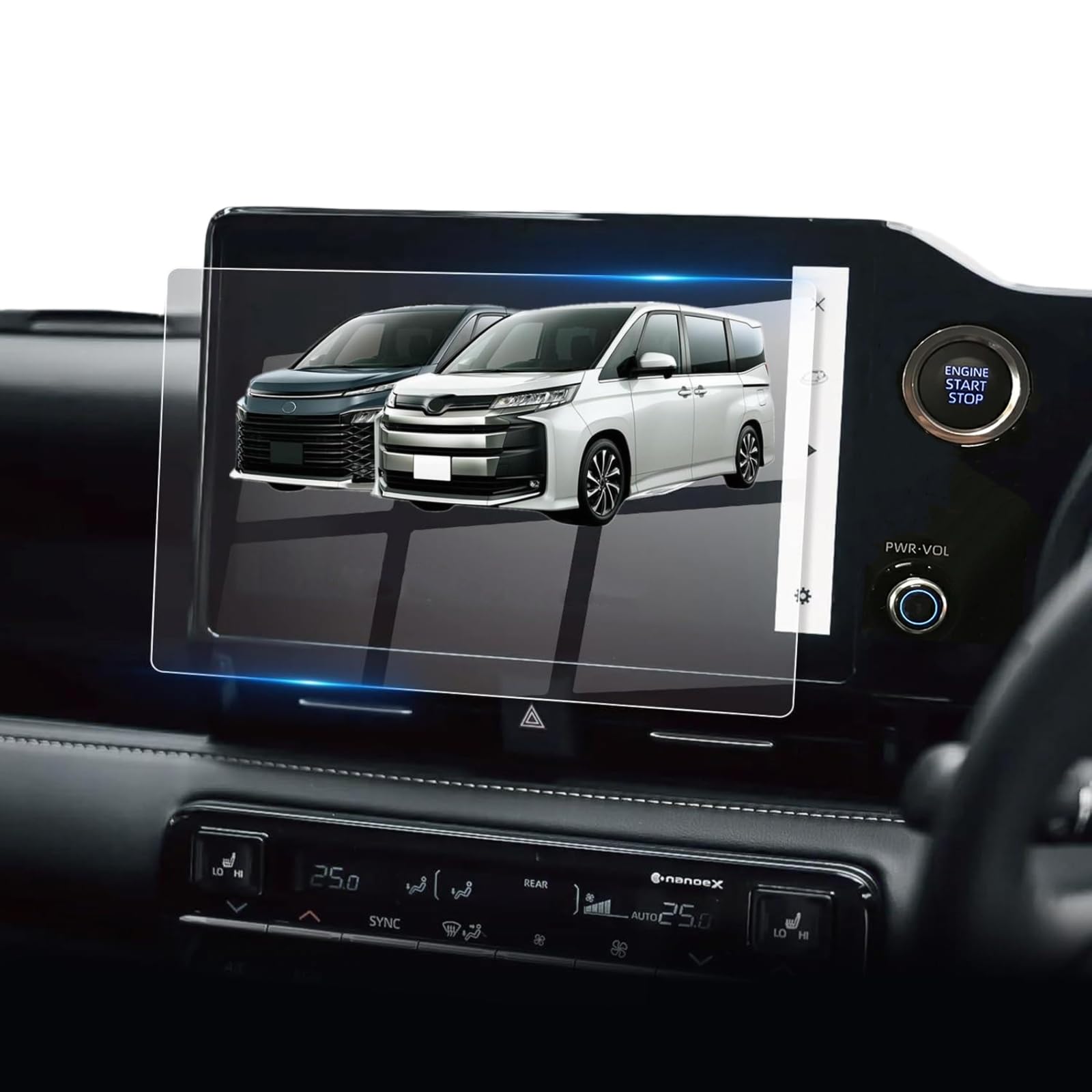 

Wongkok Navigation Film inch Suitable for Voxy Noah 90 Series New Toyota Voxy Noah 90 Series Car Navigation Protective Film inch Display Audio 9H