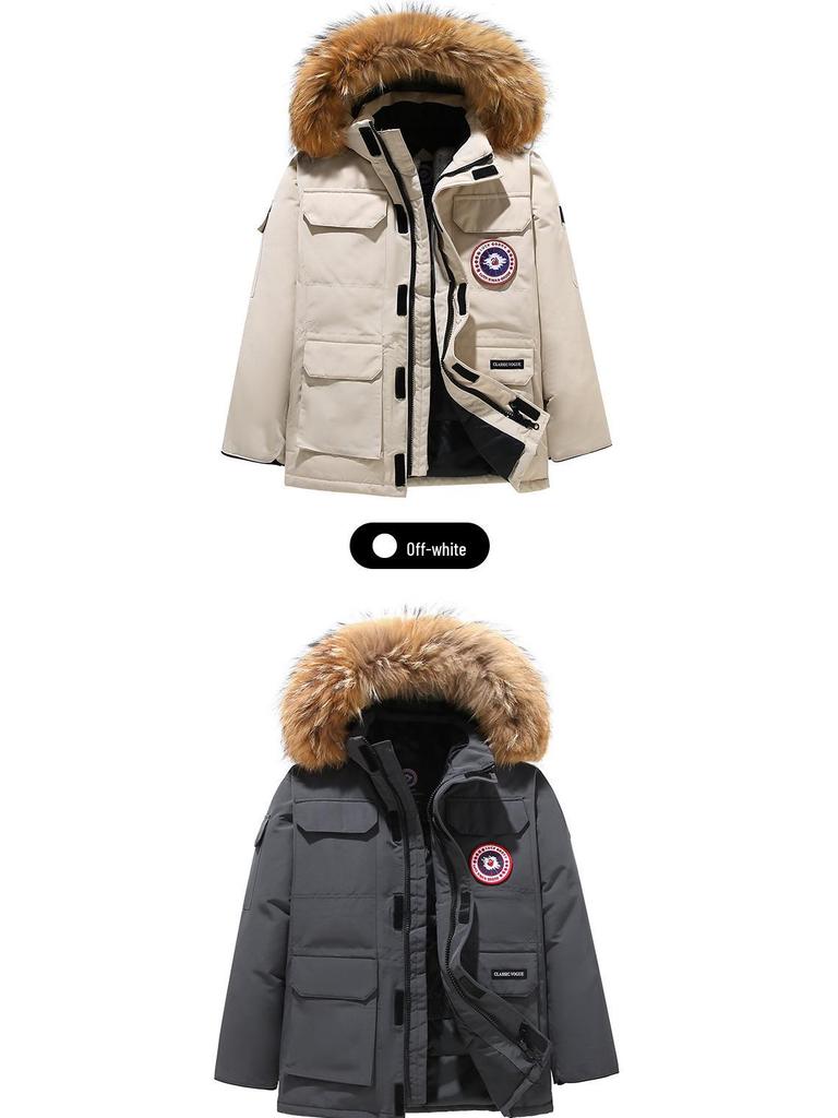 Unisex Extreme Cold Expedition Goose Down Parka - Winter Thickened Plus Size Coat