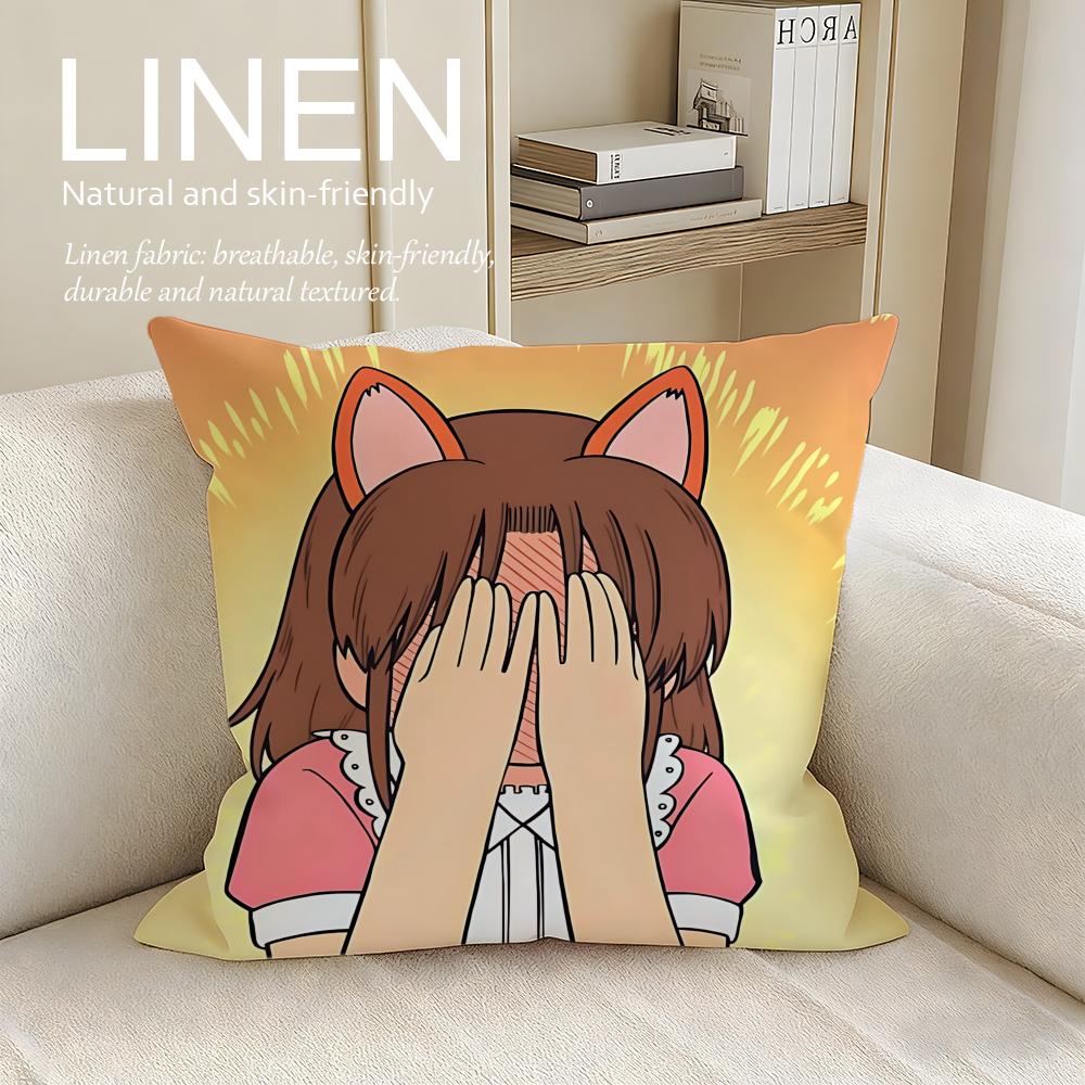 Slice CITY THE ANIMATION Cushion Cover Pillowcase Set Pcs x x Breathable Washable Sofa Cushion Cover