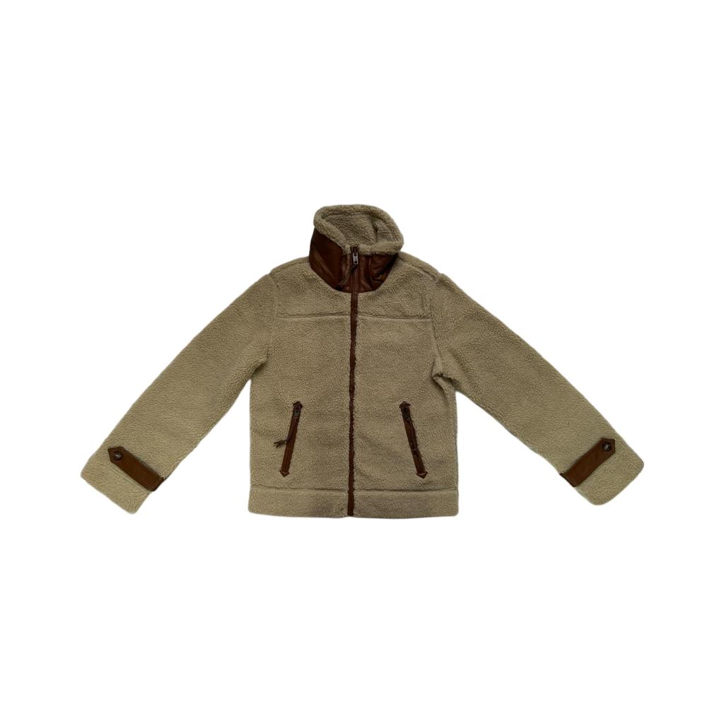 Polo Ralph Lauren Color Block Zip Neck Long Sleeve Fleece Jacket Women jackets 211866361-001