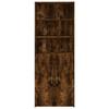 Highboard Smoked Oak 80x42.5x185 cm Engineered Wood