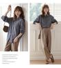 Full River Red Plaid Dachshund Embroidered Miu-style Women's Autumn Loose Long Sleeve Cardigan