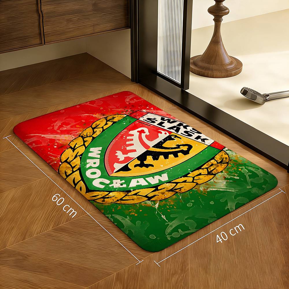 Slask-wroclaw Floor Mat Cheaper Anti-slip Modern Living Room Balcony Printed Bedside Mats