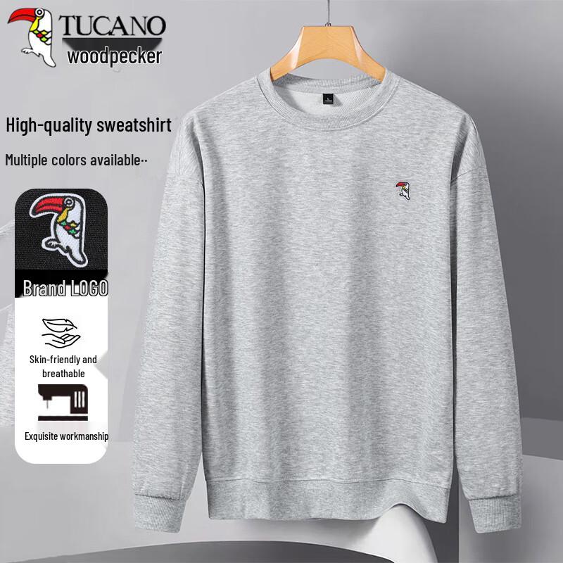 TUCANO Men's Business Casual Crewneck Sweatshirt