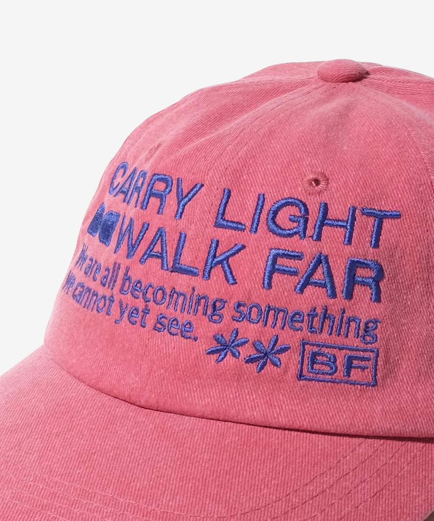 Beollunpeulenjeu Carry Light Walk Far Pigment Ball Cap Red