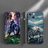Motocross Phone Case For IPhone 16,15,14,13,12,11,XS,XR,X,8,7,Pro,Max,Plus,mini Silicone Black Cover