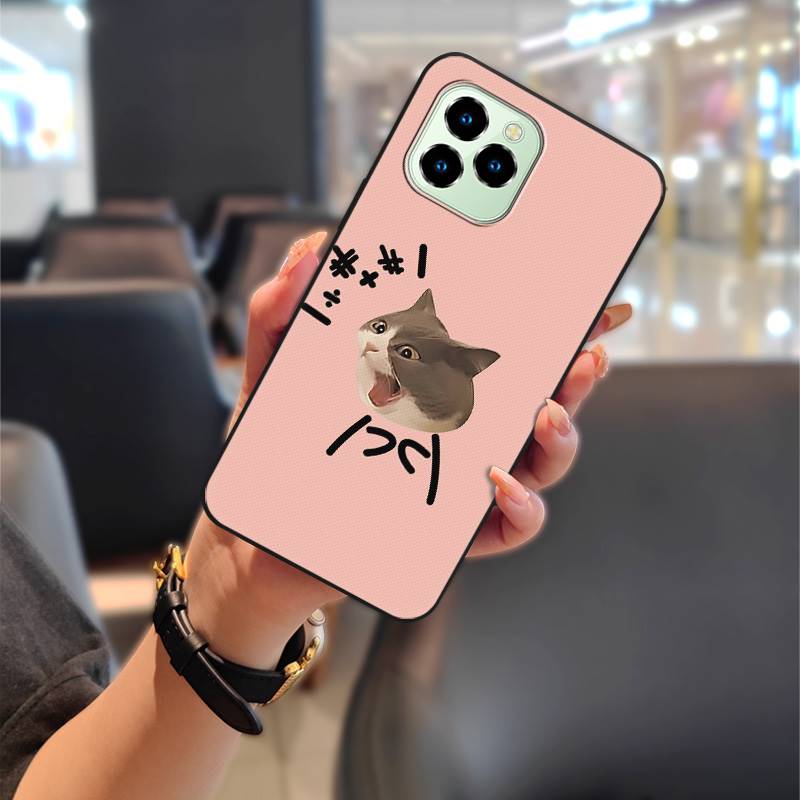TPU Couple Phone Case For Oukitel C21 Pro Soft case Cartoon Cute Fashion Design Dirt-resistant Protective Anti-dust