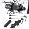 Road Bike Rim Brake Hubs 4 Bearing with CNC Aluminum Alloy Quick Release Lever for 8 to 12 Speed Flywheel