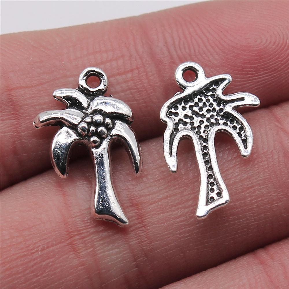 10pcs Coconut Tree Palm Tree Charms Pendants Making DIY Handmade Findings DIY Handmade Craft