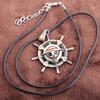 Anime Cosplay New One Piece Luffys Straw Hat Metal Necklacebracelet Pendant