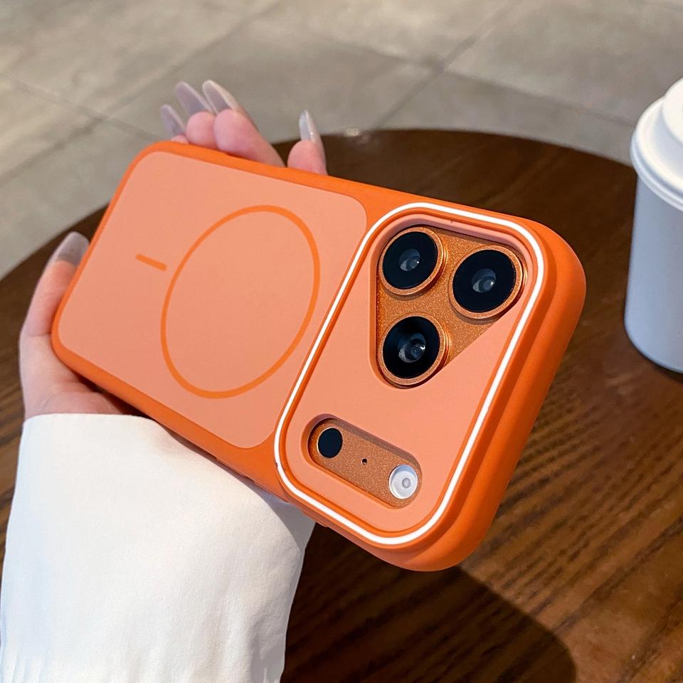 Matte Magnetic Phone Case For For Iphone 17 Air 13 11 12 14 1 16 Pro Max 17Pro Official Wireless Charge Protector Cover