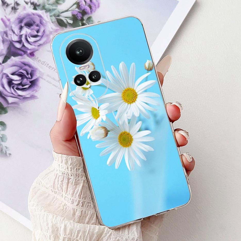 

For Oppo Reno 10 5G Case CPH2531 Luxury Fashion Painted Cover Soft Slim Phone Case For Oppo Reno 10 Pro Plus Reno10 Pro+ 5G Bags Oppo Reno10 Pro