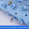 Tapete de chuveiro de massagem de silicone antiderrapante lavagem pé almofada esfoliante banheiro esfregar escova traseira com otário banho massagem escova almofada