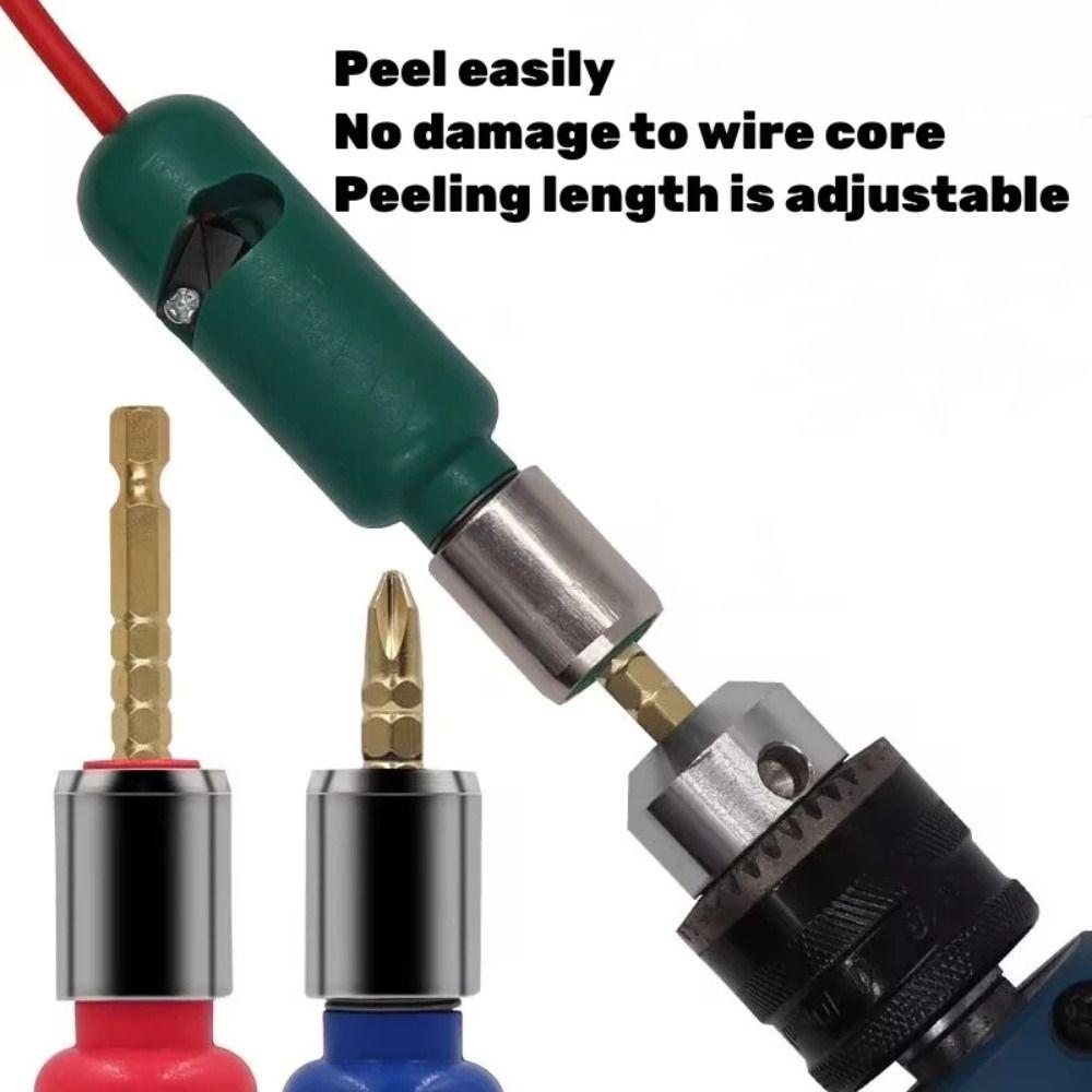 Quickly Stripping Electric Wire Stripper Electric Wire Peeling Machine Power Drill Driver