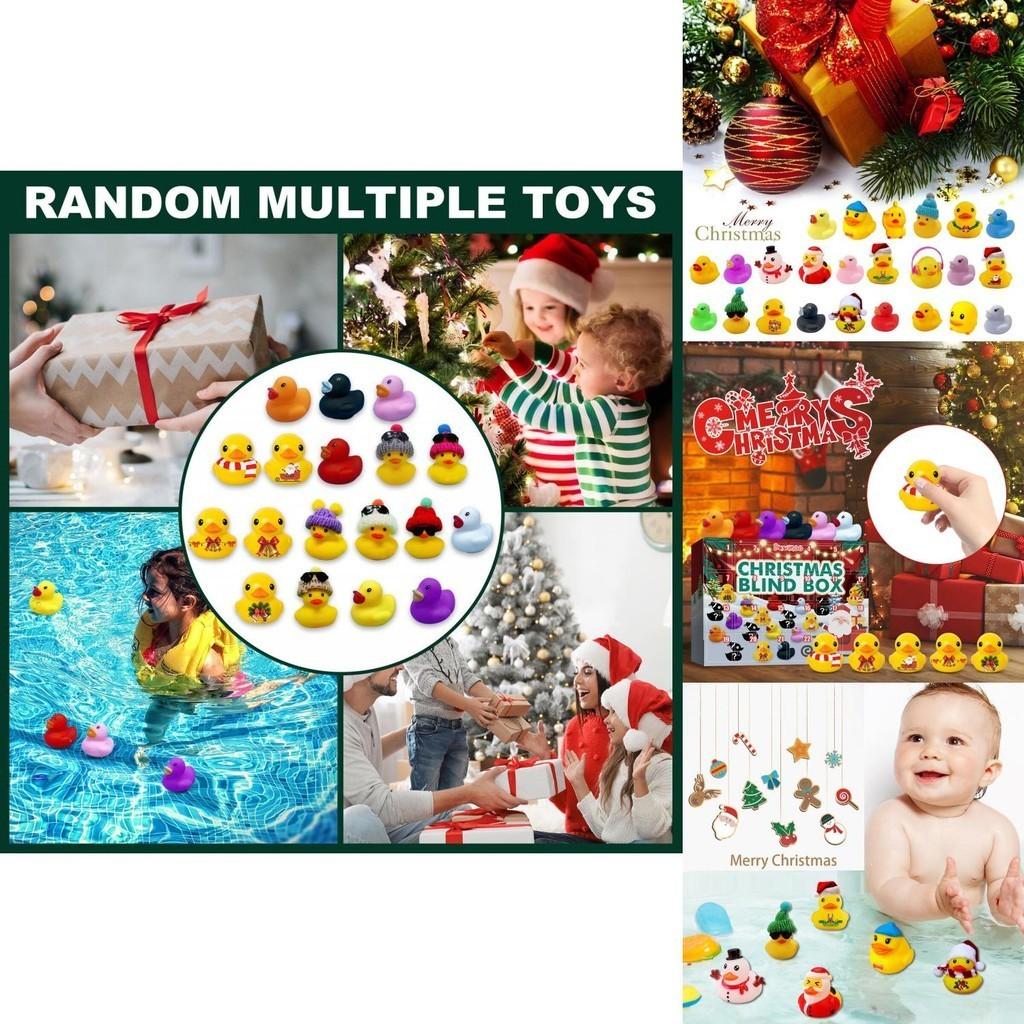 Unique Christmas Themed Rubber Ducks Advent Calendar For Kids