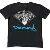 Diamond Supply Co NYC 100% Bavlna Tričko Pánské Trička Top Pánské Velikost M Černá Socha Svobody Skate Streetwear