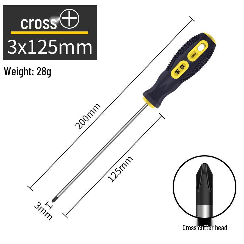 Conjunto de Chaves de Fenda Magnéticas de Grau Industrial - Phillips e Fenda